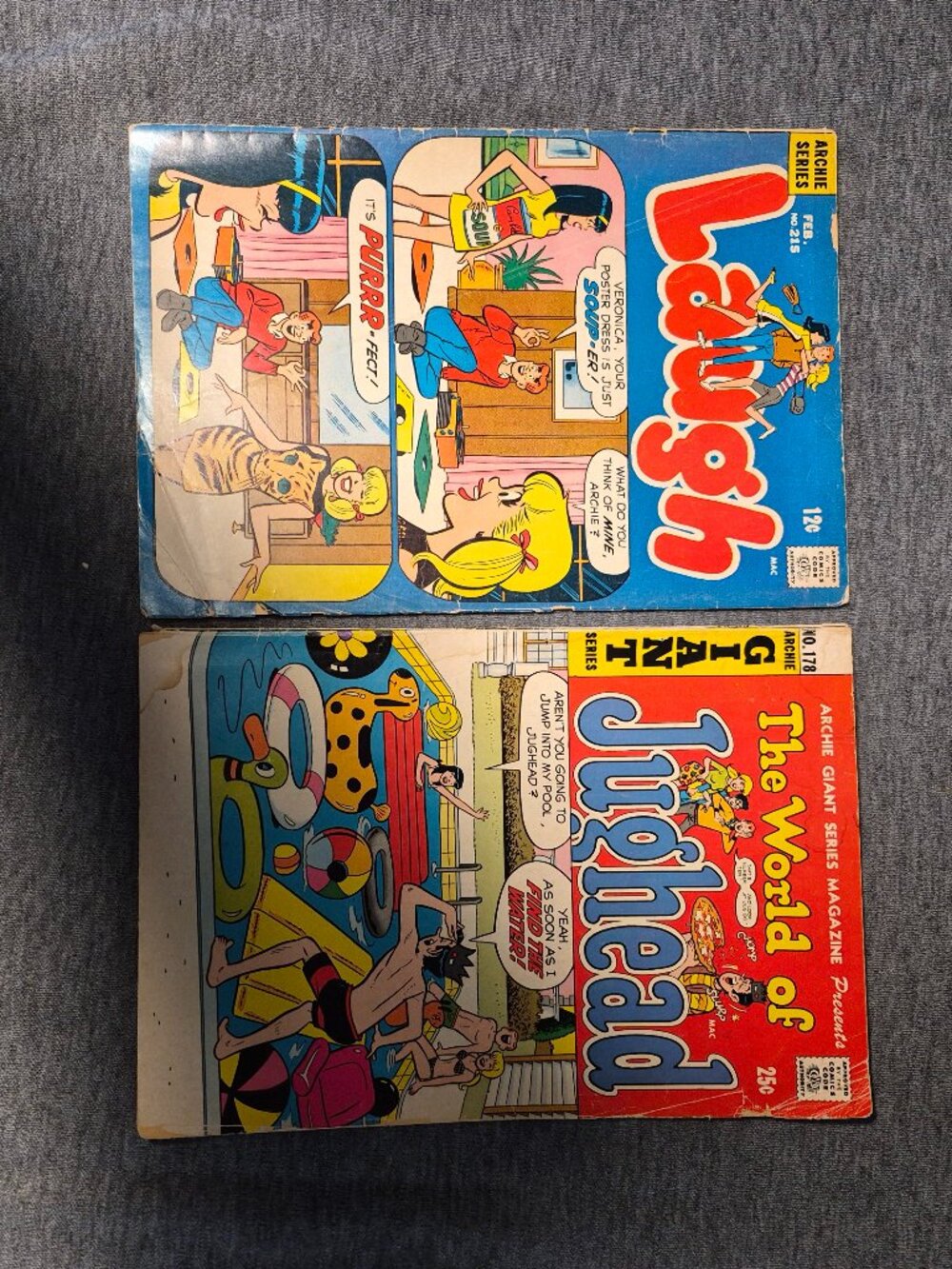 Vintage Archie Comics Lot of 2 (1969 & 1970) - Silver & Bronze Age